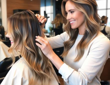 Transform Your Look: The Art of Balayage and Ombre at Mostafa Shamseen Lounge